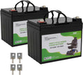 Casil 2-Pack 12V 35Ah AGM Deep Cycle Battery – U1 Mobility Scooter & Wheelchair Replacement for Jazzy Power Chairs, Pride Go-Go, Select 6