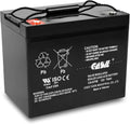 Casil 12V 75Ah Deep Cycle AGM Battery | Compatible with Wayne ESP25 WSS30V Backup Sump Pump | Solar, Trolling Motor, Mobility & General Use