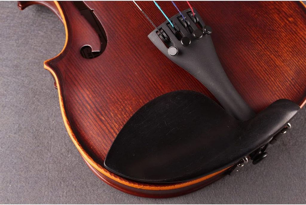 TSTS Solid Wood Rubbed Violin All Handmade Beginner Children Adult Professional Violin Musical Instrument Adults Violins (Color : 3/4)