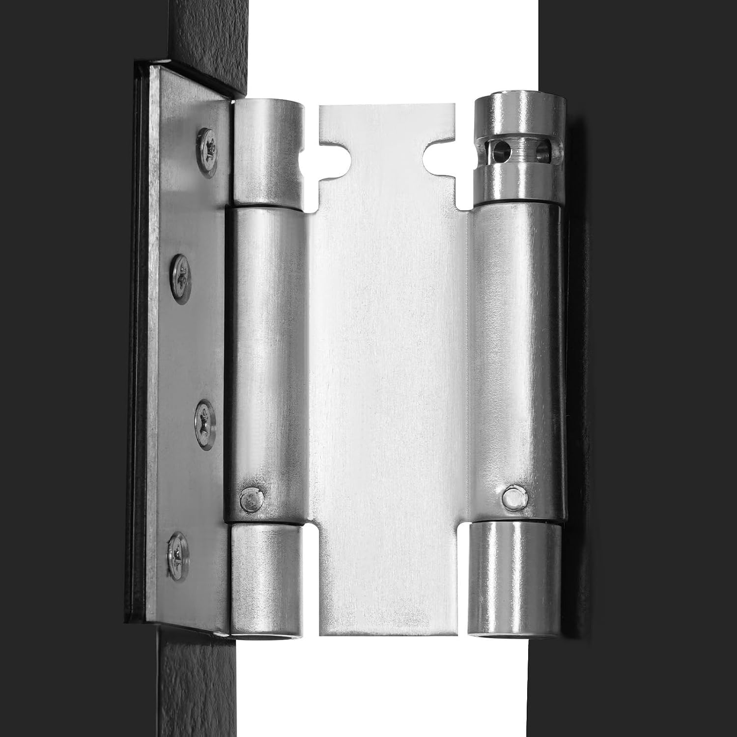 Cafe Swinging Doors,Wood Interior Saloon Half Partition Swing Door with 3 Hinges for House Kitchen Shop Entrance Pub Porch(27.6x35.4in-Black-2)