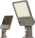 LED Parking Lot Light 150W 120W 90W Tunable & 3CCT 3000K-5000K 22500LM 0-10V Dimmable ETL Listed IP65 Shoebox Flood Light with Photocell & Slip Fitter Mount for Outdoor Commercial Area AC100-277V