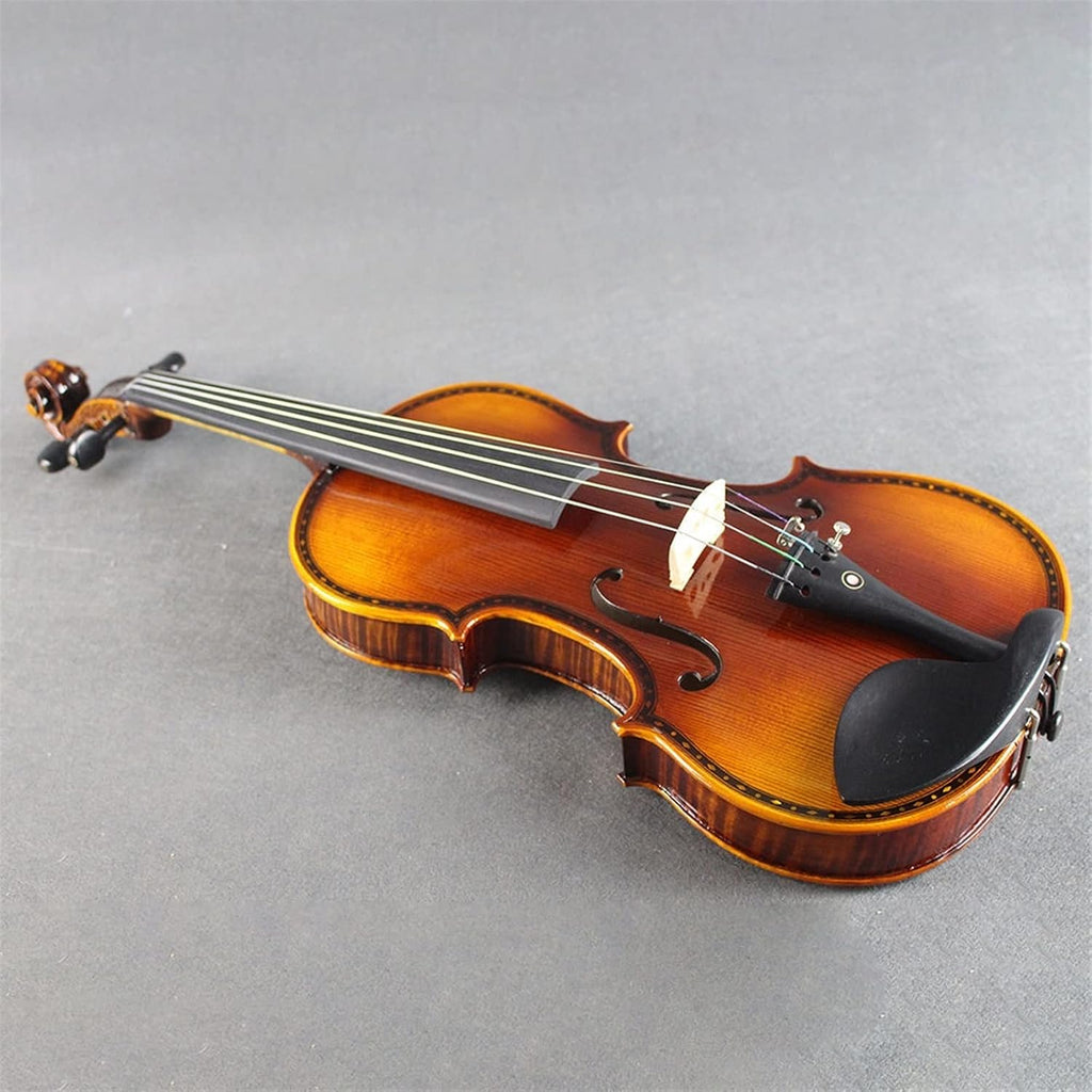 TSTS All Handmade Luodian Pattern Violin Adult Professional 4/4 Size Violin Musical Instrument Adults Violins