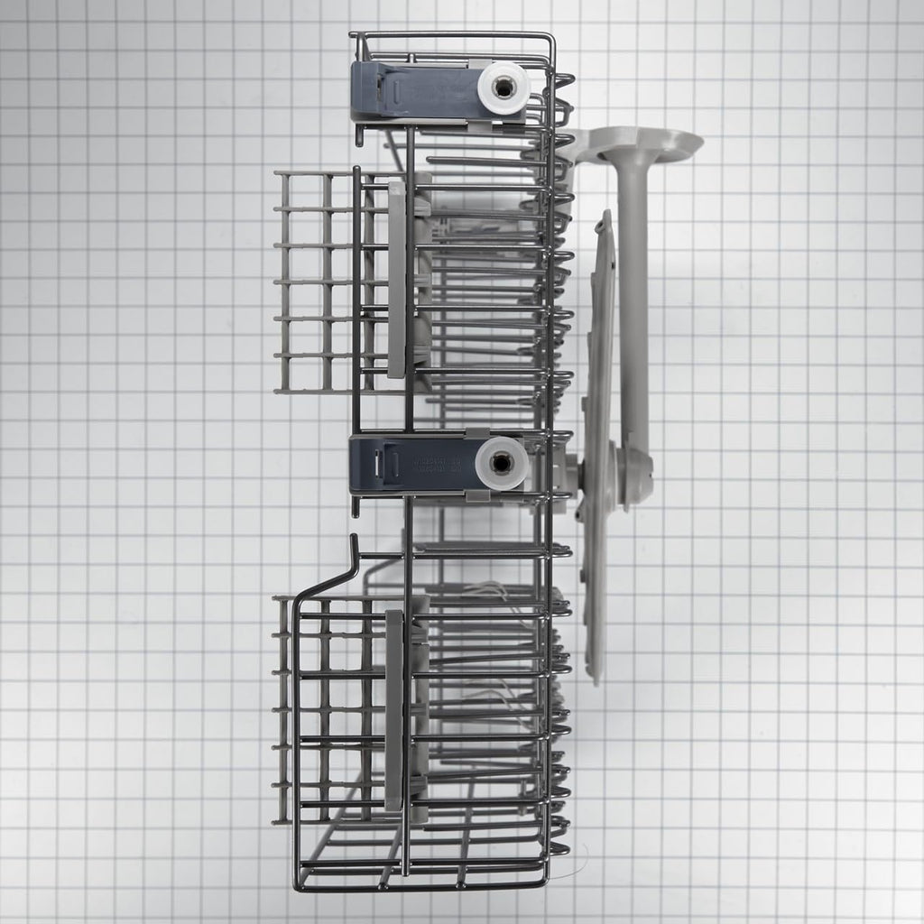 Whirlpool WPW10253040 OEM Upper Dishwasher Rack, Silver