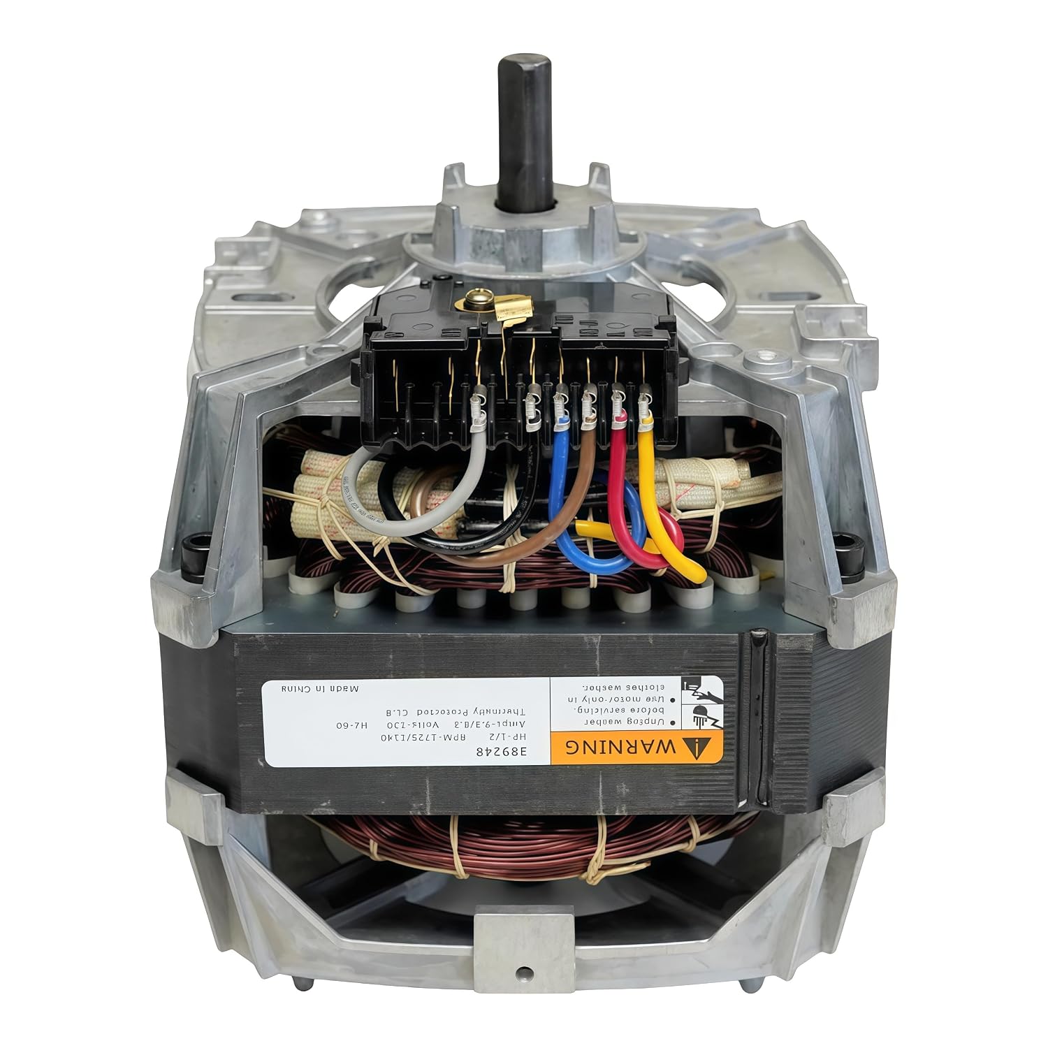 389248 WP661600 Direct Drive Washer Motor Compatible with Whirlpool Kenmore Washing Machine 661600 PS382447 AP2907974 389248A （1/2 Horsepower 2 speeds 1725 RPM 9.3/8.3 amperes 120 Volts）