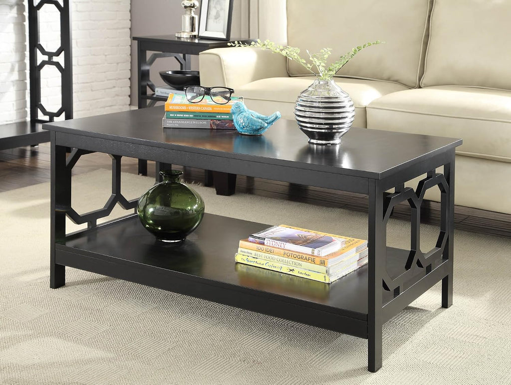 Convenience Concepts Omega Coffee Table, Black