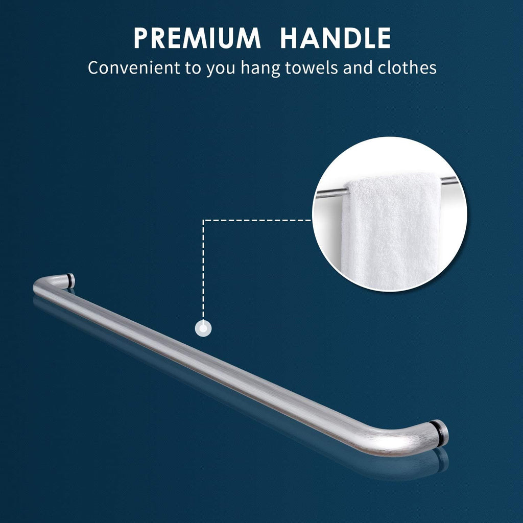 SUNNY SHOWER Bathtub Door 60' W x 57.4' H Bathtub Glass Sliding Shower Tub Door 1/4' Clear Glass, Brushed Nickel Finish