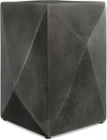 SIMPLIHOME Danner Side Table – 14 inch Wide Cast Aluminum Square Accent Table in Graphite, Modern Industrial End Table for Living Room, Bedroom, or Office with Sturdy Base, Assembled