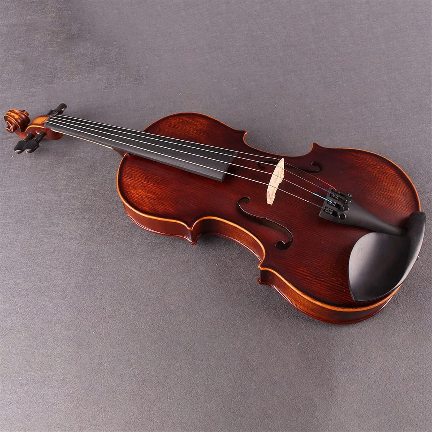 TSTS Solid Wood Rubbed Violin All Handmade Beginner Children Adult Professional Violin Musical Instrument Adults Violins (Color : 1/4)
