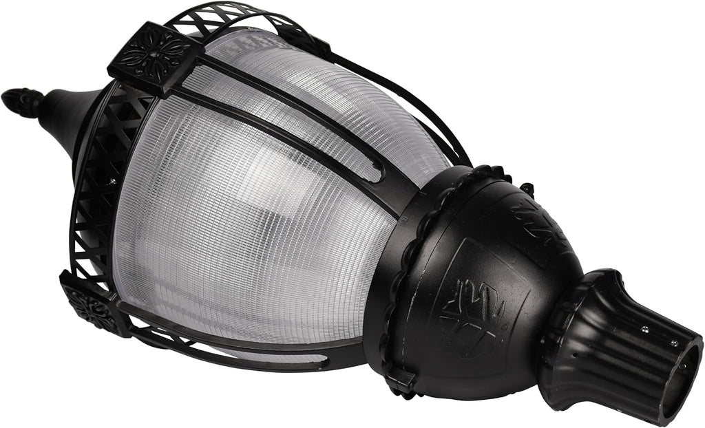 Acorn LED Post Top Light Fixture with Photocell Watt Tunable 60W/50W/30W Color Selectable 3000K/4000K/5000K 100-277V Black Housing Outdoor Area Lighting for Street, Pathways, and Parks