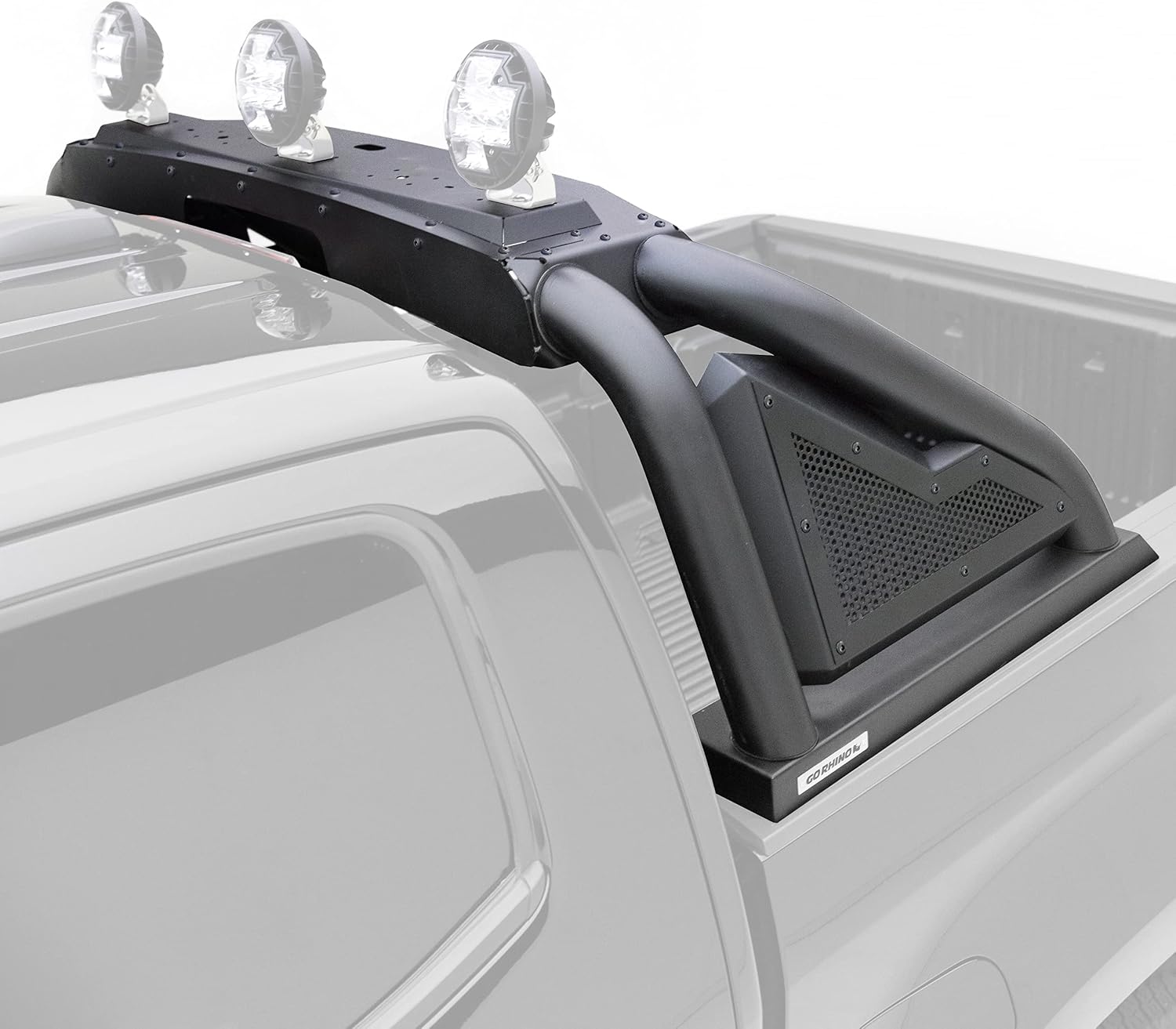 Go Rhino Sport Bar 2.0 w/Mounting for up to 6' Individual Lights & LED Light Bars up to 40' | Textured Black | 911010T | Fits 19-23 Chevrolet/GMC Silverado/GMC Sierra 1500 & Others (See Description)
