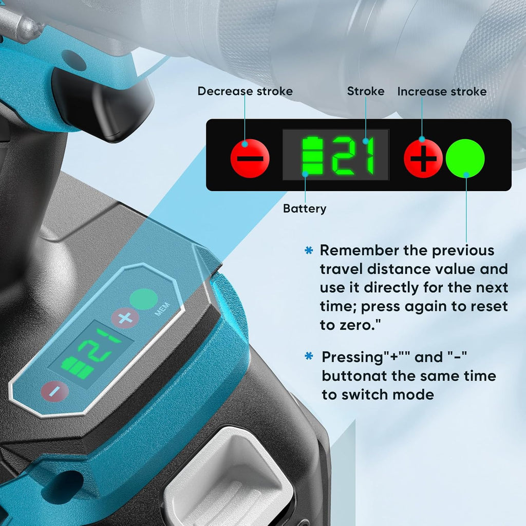 2 in 1 Cordless Electric Rivet/Nut Gun Tool for Nutsert(10/24' & 1/4' & 5/16' & 3/8'),Rivets(1/8'', 5/32'', 3/16'), Portable Battery Powered Pop Rivet/Nut Gun, Auto/Manual Rivet, Two Memory Modes