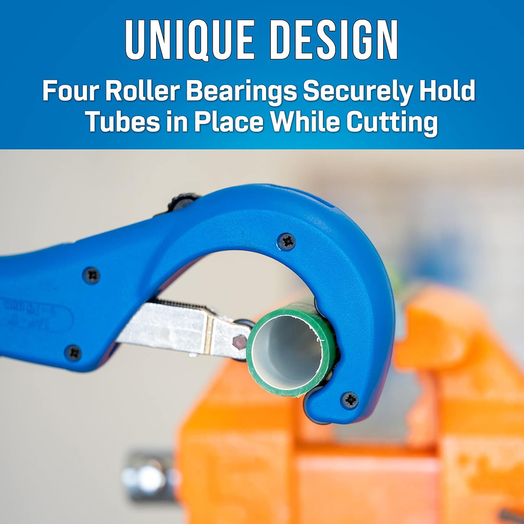 Jonard Tools TC-300 Tube Cutter, 1/4' - 3' (6.3mm - 76mm), for Copper, Brass, Aluminum, Plastic Pipes and Ducts
