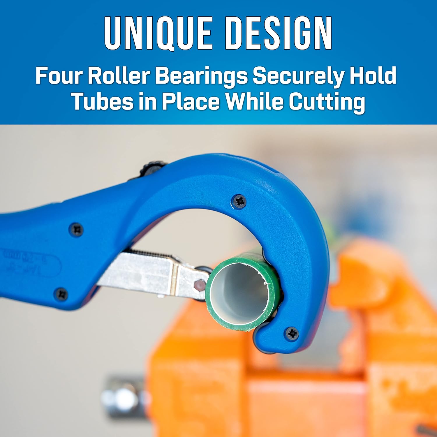 Jonard Tools TC-300 Tube Cutter, 1/4' - 3' (6.3mm - 76mm), for Copper, Brass, Aluminum, Plastic Pipes and Ducts