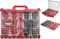 48-22-9486 Ratchet and Socket Set FOR Milwaukee 1/4 and 3/8 Inch Drive 106 Pc SAE Metric Tool Set with PACKOUT Organizer