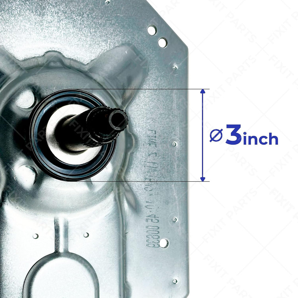 W11454734 Washer Gear Case Replaces AP6993915, W11035751, W10771760, W10006481, W10870913 (Transmission) Works with Maytag Whirlpool Kenmore Crosley, Shaft 4 3/8 in Seal 3.2in and W10721967 Cam Kit