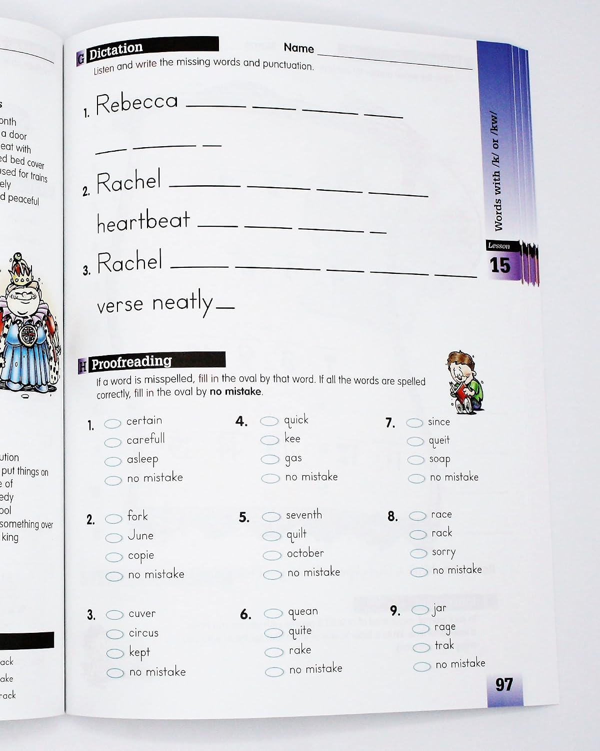 A Reason for Spelling: Student Workbook Level C (Reason for Spelling: Level C)
