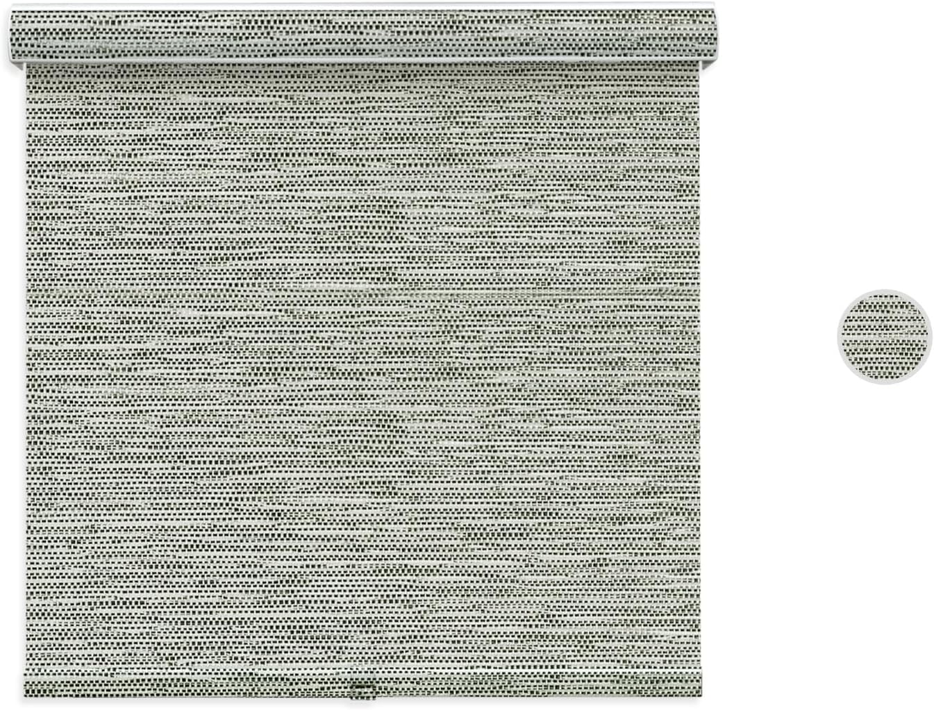 Free-Stop Blackout Roller Shades, Room Darkening Window Blinds, Thermal Insulated UV Protection with Decorative Valance for Home,Gray 03