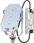lawind 6Pack Shoebox LED Retrofit Kit, 100W Parking Lot LED Retrofit Lights 5000K Cool White E39 Base for Outdoor Tennis Court Canopy Flood Street Area Lighting Fixture, AC100-277V Input