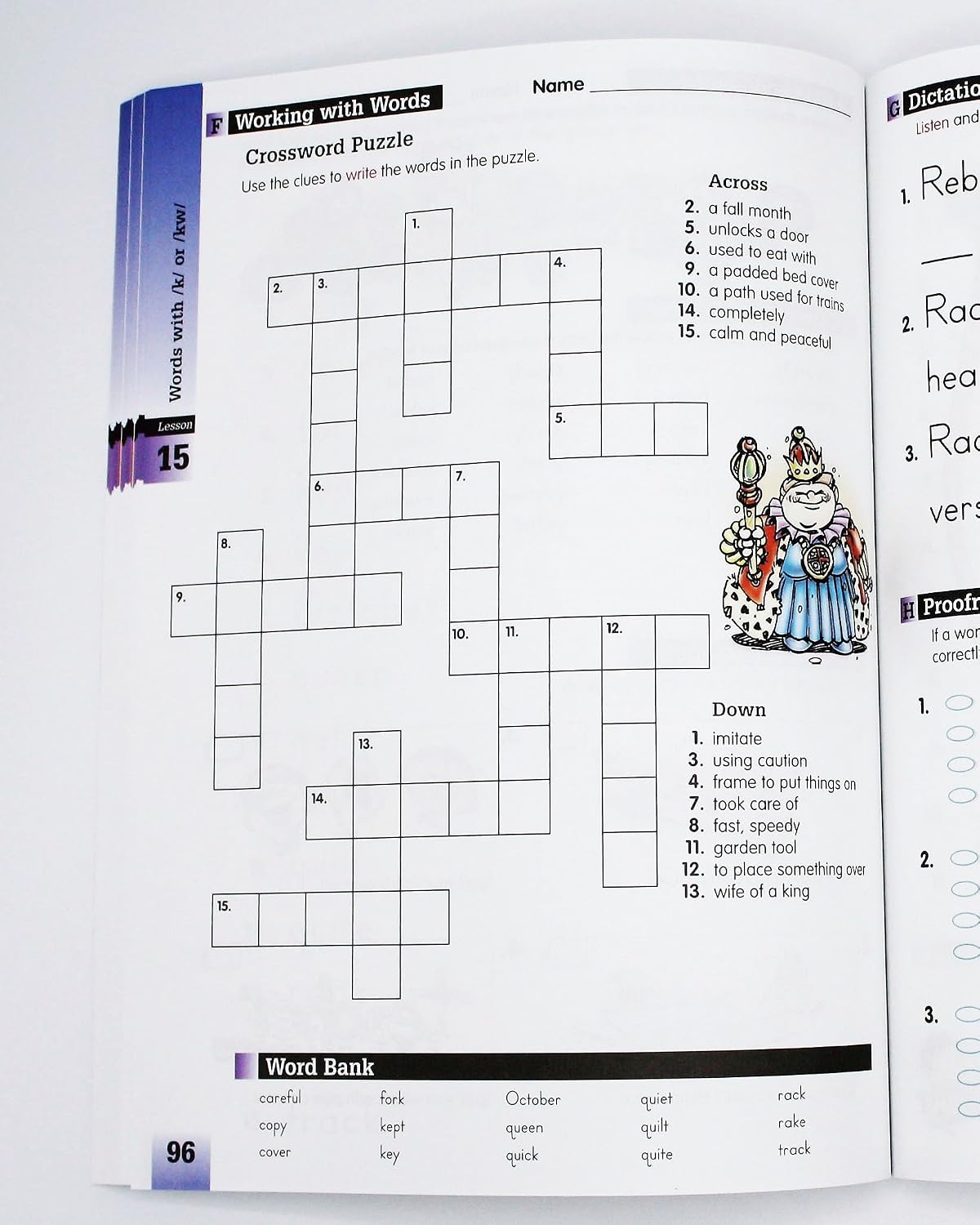 A Reason for Spelling: Student Workbook Level C (Reason for Spelling: Level C)