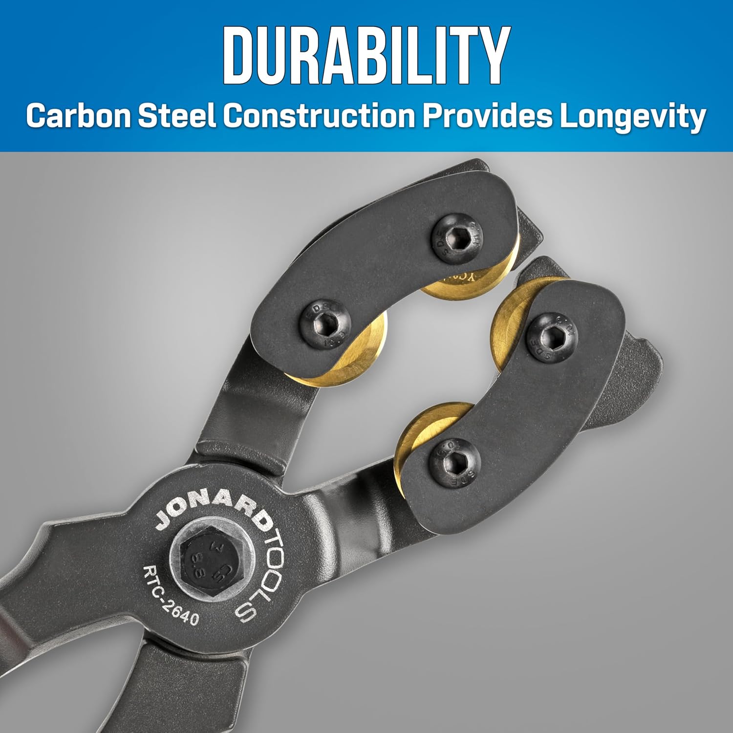 Jonard Tools RTC-2640 360° Rotary Duct & Tube Cutter, 26-40 mm
