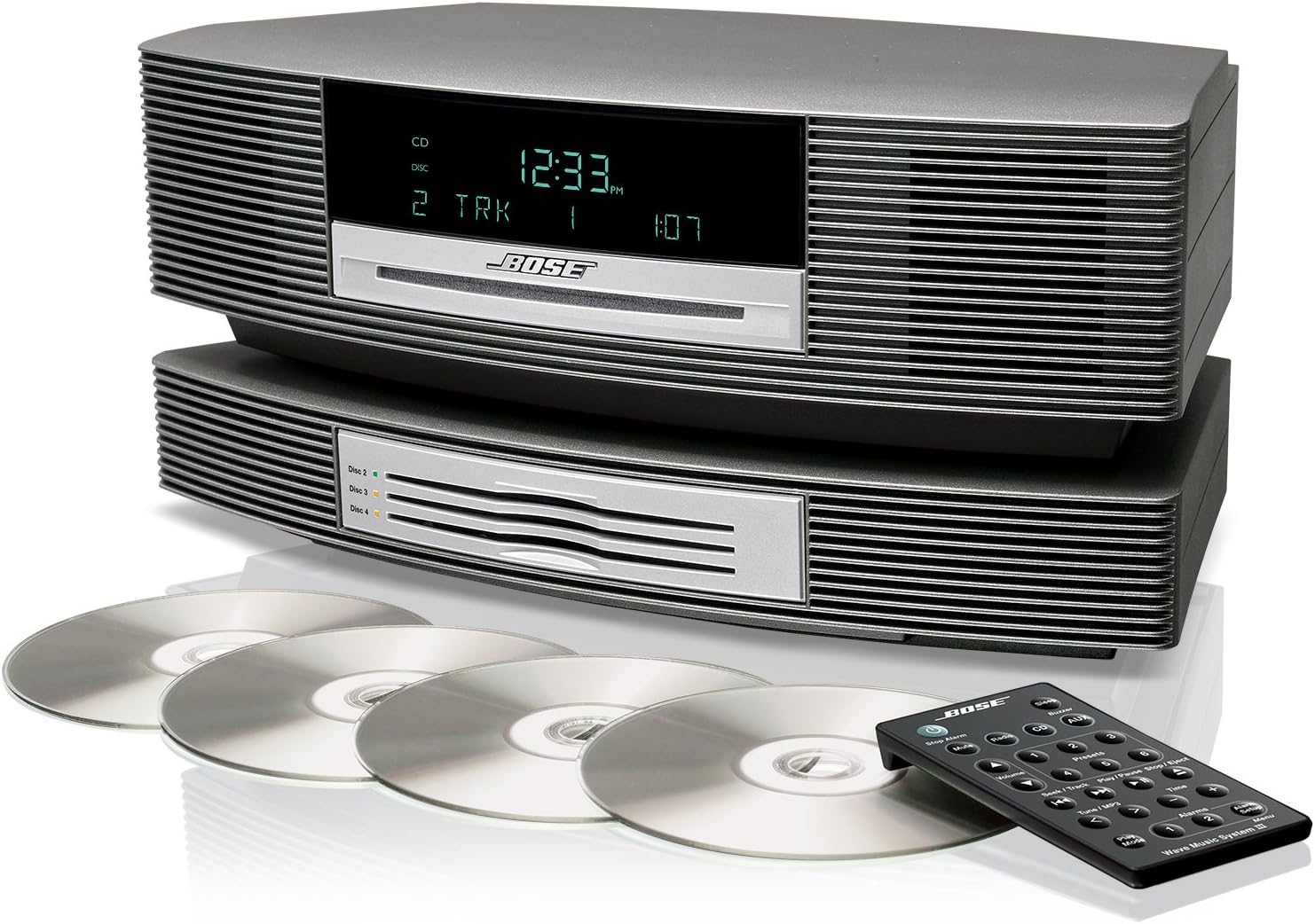 Wave® Music System III with Multi-CD Changer - Titanium Silver