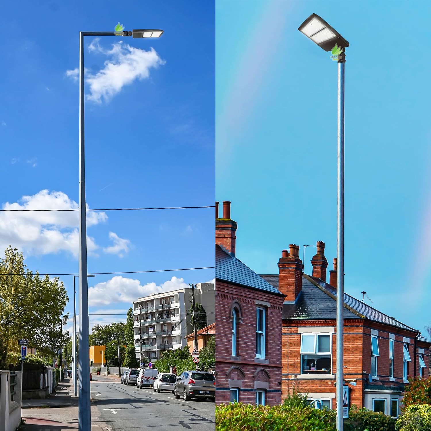300W LED Parking Lot Light, 42,000 Lumens Shoebox Area Light 5000K, Slip Fitter Mount, Surge Protection, Replaces 1000W MH/HPS, 100-277V, UL Listed