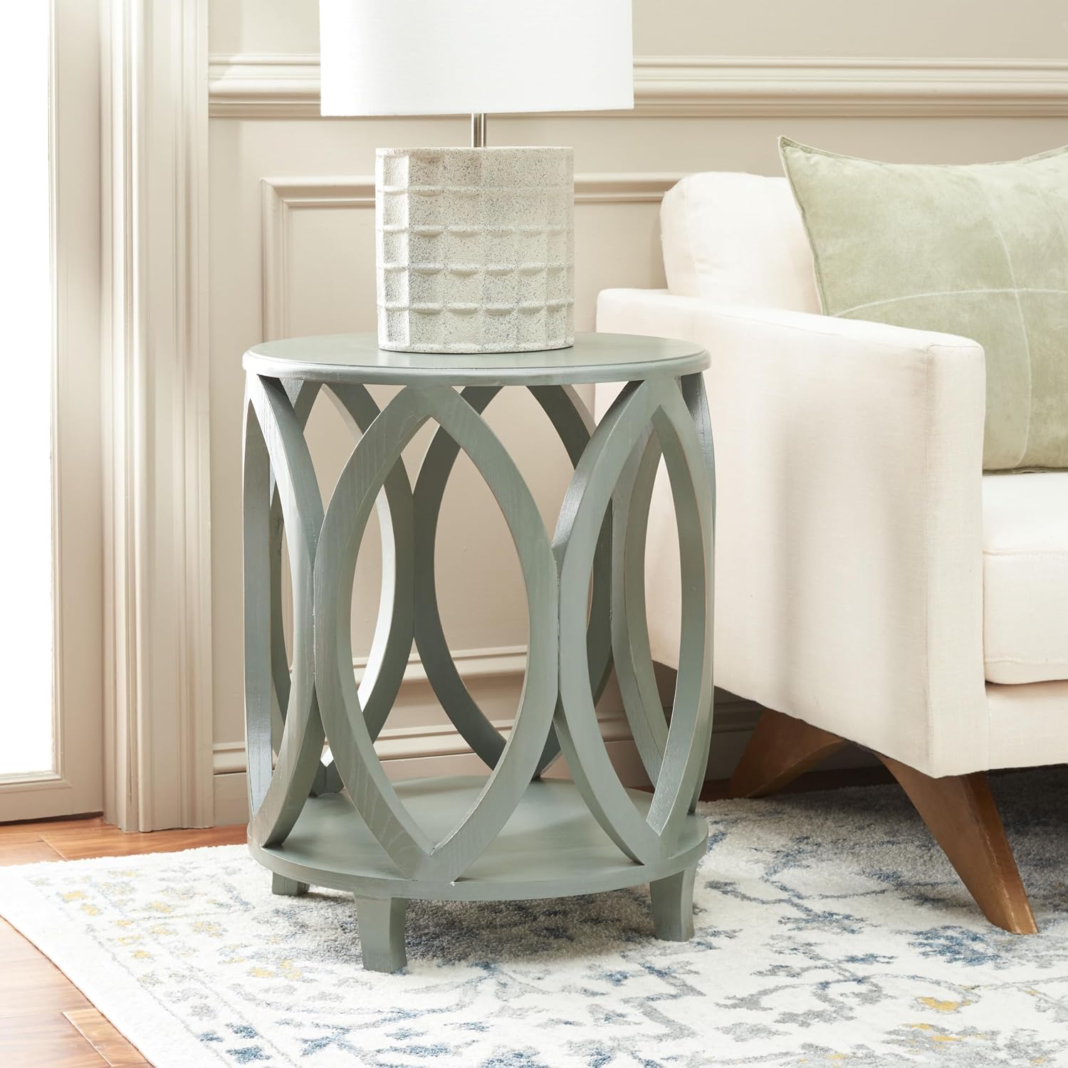 Safavieh American Homes Collection Janika French Grey Accent Table
