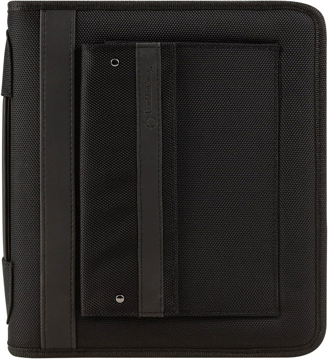FranklinCovey - Friday Ring-Bound Binder for FranklinCovey Planners | Nylon - Zipper Binder with Handles (Classic, Black)