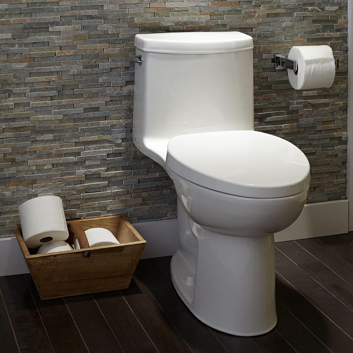 American Standard 2535128.020 1 Piece Loft Right Height Elongated Toilet, White