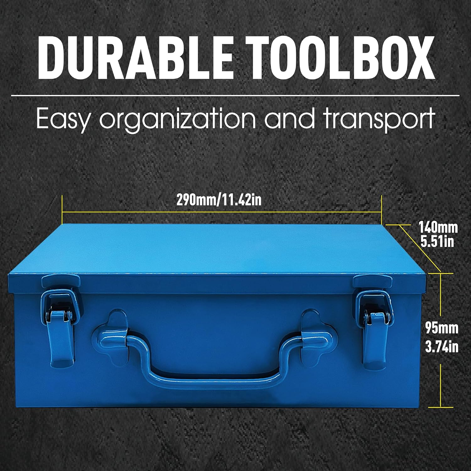 1 Inch Drive Deep Impact Socket Set, 9 Pieces Jumbo Impact Socket Sets, SAE 1' to 2', Chrome Steel, 6-Point Design, Metal Case