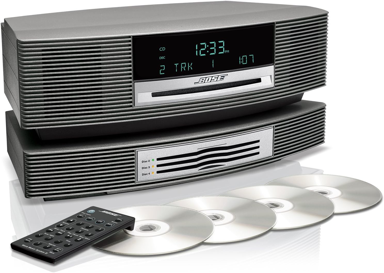 Wave® Music System III with Multi-CD Changer - Titanium Silver