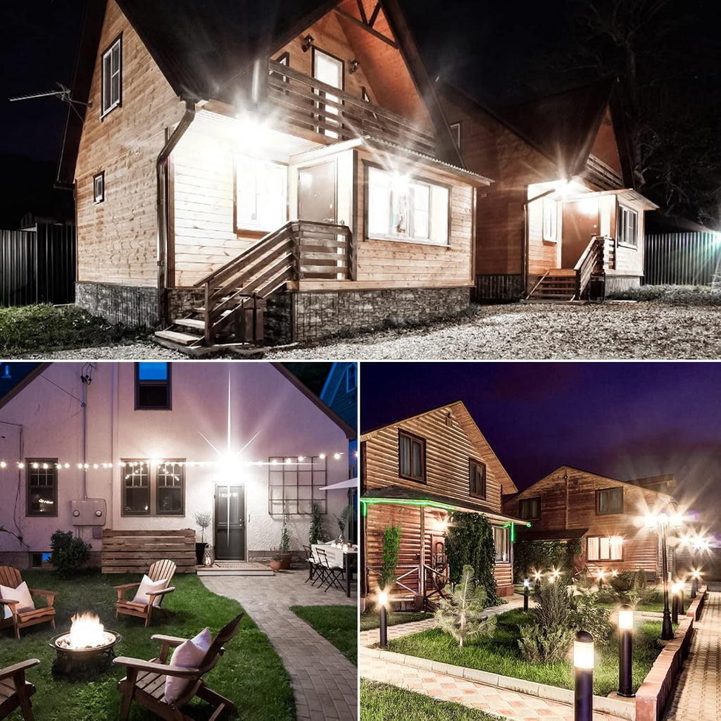 10 Pack 100W LED Barn Lights,Dusk to Dawn Outdoor Yard Lights with Photocell,10000lm 5000K Daylight IP65 Waterproof Outdoor Security/Street/Area Light - 700W MH/HPS Replacement