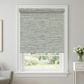 Free-Stop Blackout Roller Shades, Room Darkening Window Blinds, Thermal Insulated UV Protection with Decorative Valance for Home,Gray 03