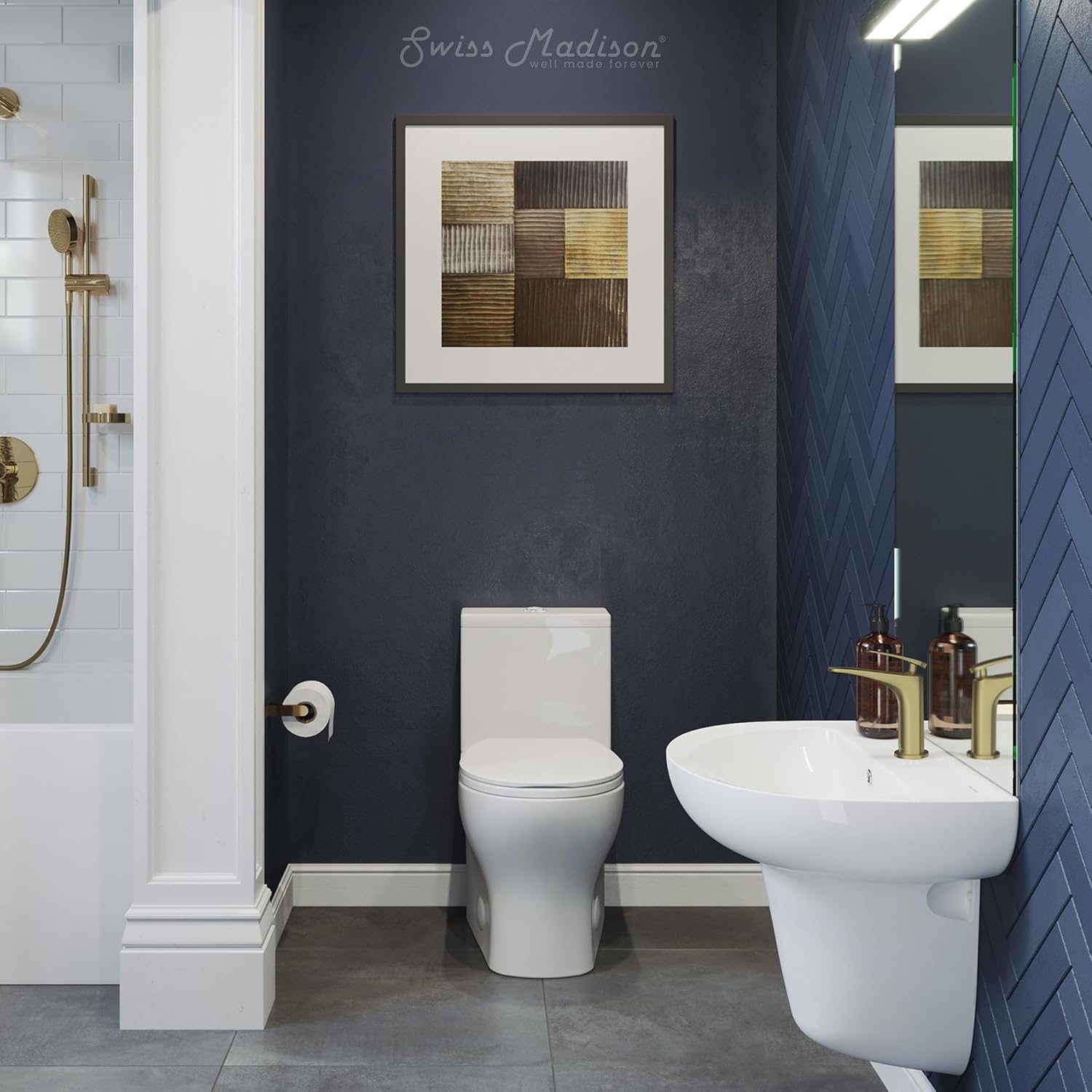 Swiss Madison SM-2T257 Sublime II Compact Two Piece Toilet