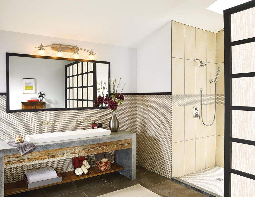 Moen Fina Brushed Nickel Eco-Performance Handheld Showerhead with Wall Bracket and 69-Inch-Long Hose, S11705EPBN