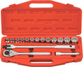 Genius Tools 16PC 1/2' Dr. SAE Hand Socket Set (12-Point) - TW-416S