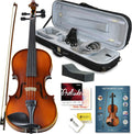 Bunnel Pupil Violin Outfit 1/10 Size Clearance By Kennedy Violins - Carrying Case and Accessories Included - Solid Maple Wood and Ebony Fittings RB300