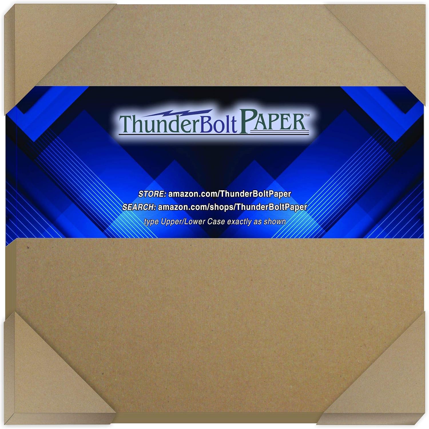 Chipboard - 100 Sheets 8x8 Inch 80pt Heavy Duty Kraft Paper Board for Albums, Scrapbooks, Packaging