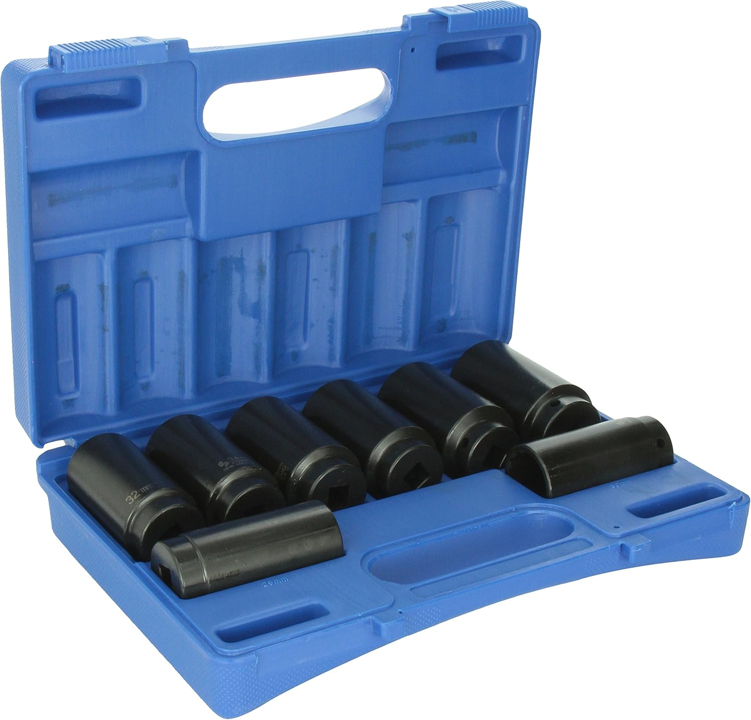 Grey Pneumatic (1708SN) 1/2' Drive 8-Piece 12-Point Spindle/Axle Nut Socket Set