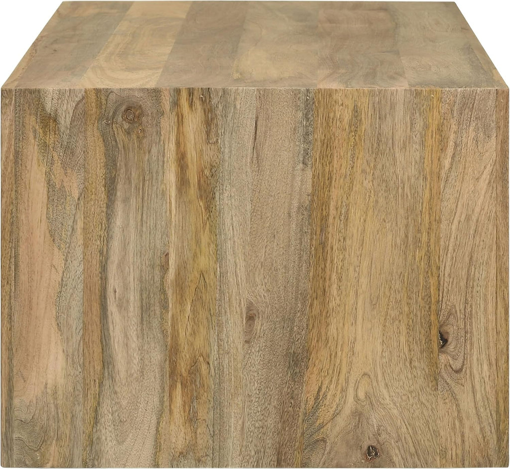 Coaster Home Furnishings - Benton - Mango Wood - Rectangular Coffee Table with Open Lower Shelf and Rectangular Tabletop - Living Room - 46 Inch - Natural - 704838