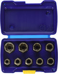IRWIN Bolt Extractor Set, Metric, 9-Piece (54019)