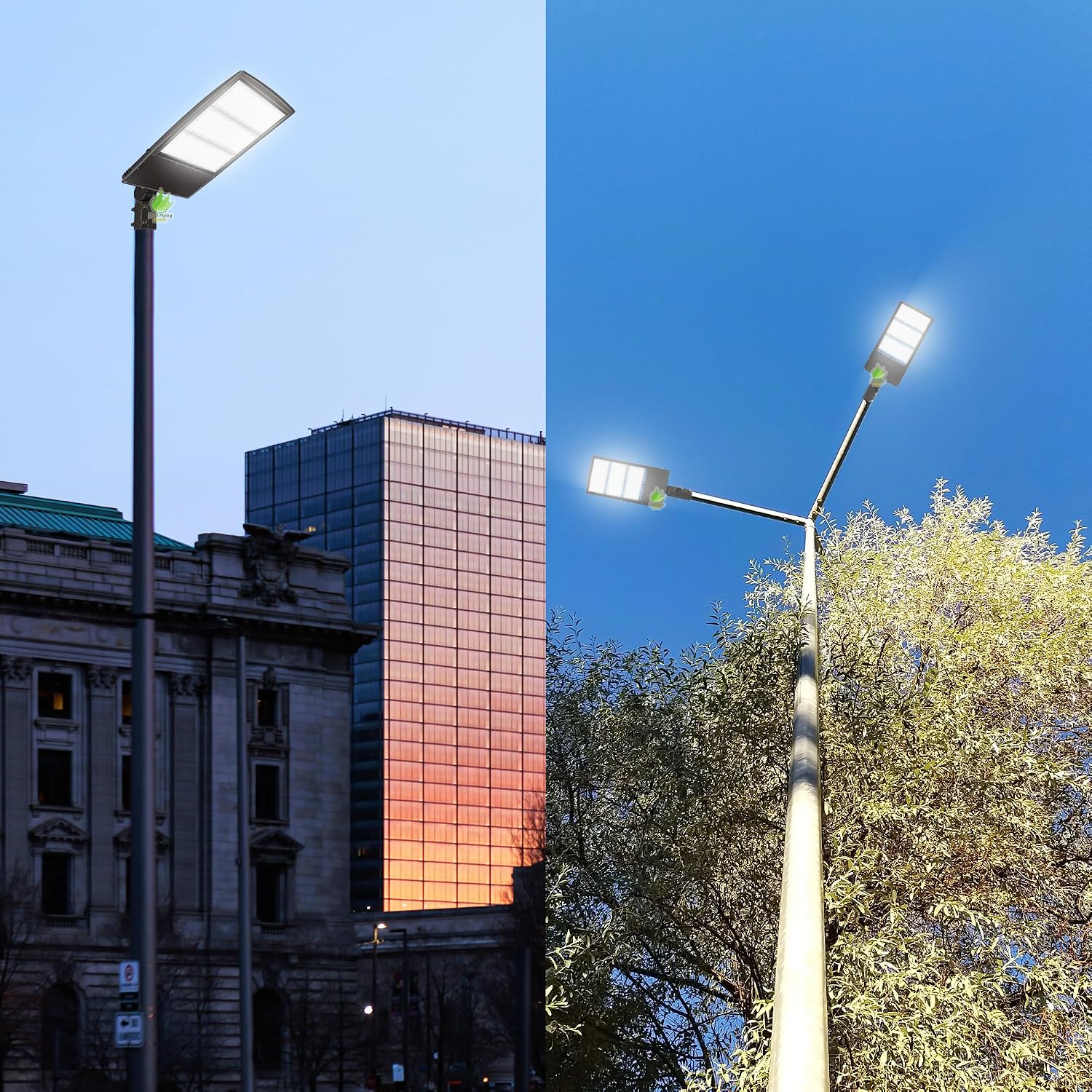 450W LED Parking Lot Light, 63000LM Shoebox Area Light for Sport Court & Commercial Outdoor Lighting, 5000K, 277-480V, Replaces Up to 1500W MH/HPS