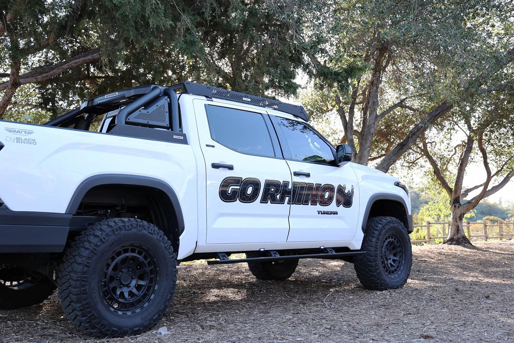 Go Rhino Sport Bar 2.0 w/Mounting for up to 6' Individual Lights & LED Light Bars up to 40' | Mild Steel, Textured Black | 911020T | Fits 2022-2024 Toyota Tundra