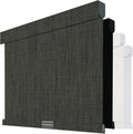 Boolegon Cordless Blackout Roller Shades for Windows, Free-Stop Linen Shades with Valance, Thermal Insulated Fabric, UV Protection Roller Blinds for Home, Office (Grey, 70' W x 60' H)
