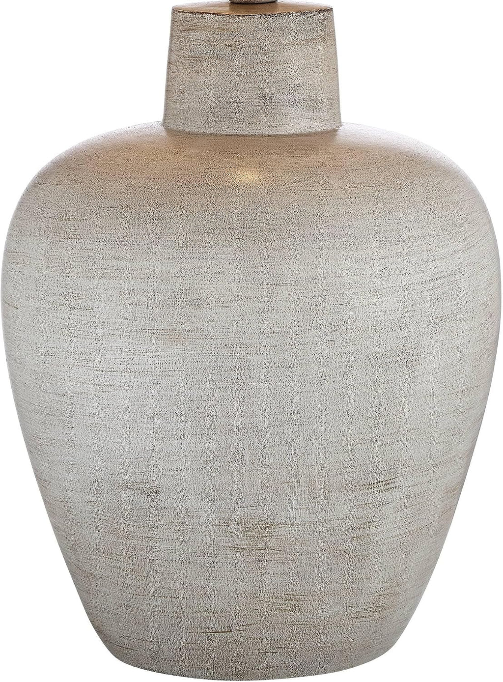 Regency Hill Glenn 27' Tall Urn Natural Cottage Southwestern Table Lamps Set of 2 with Smart Sockets Gray Terra Cotta Living Room Bedroom Bedside Nightstand House Office Home Reading Beige Shade