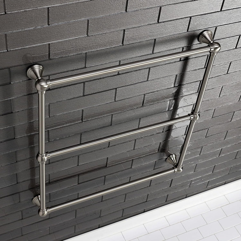 Kingston Brass DTC323019SN Maximilien Wall Mount Towel-Rack, Brushed Nickel